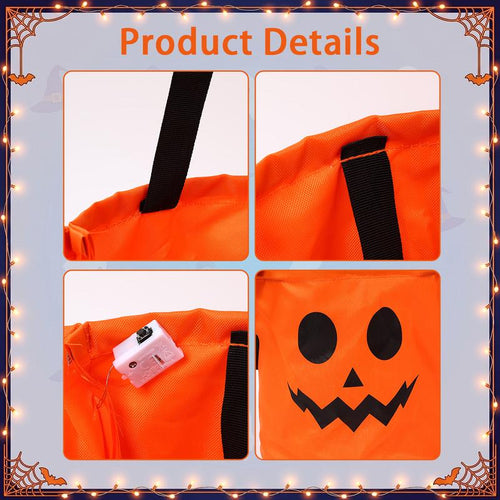 Light up halloween bag
