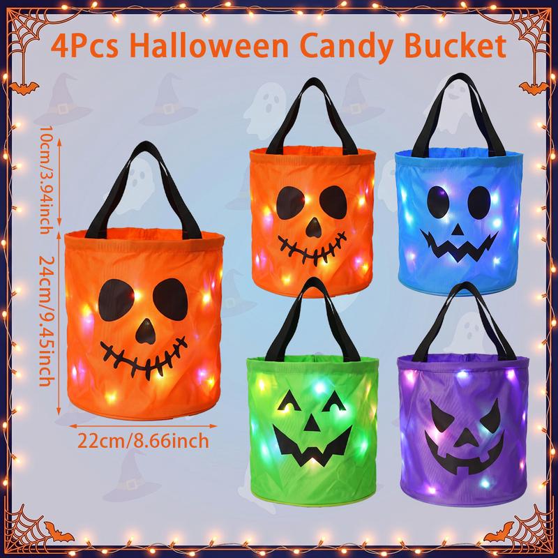 Light up halloween bag